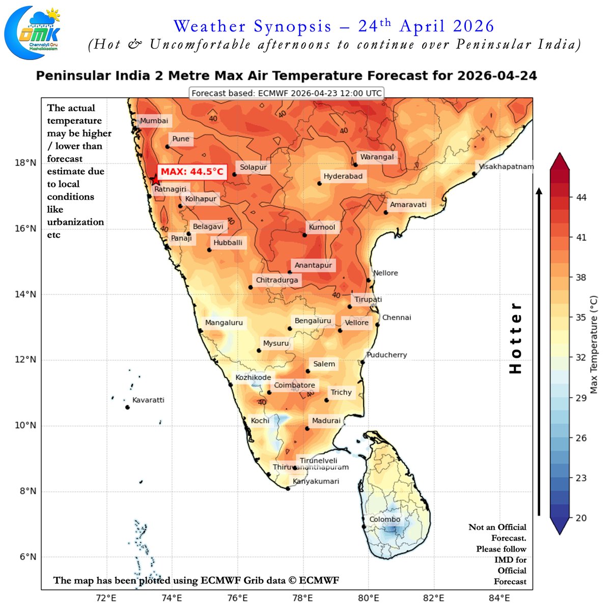 Chennai Rains (COMK) tweet media