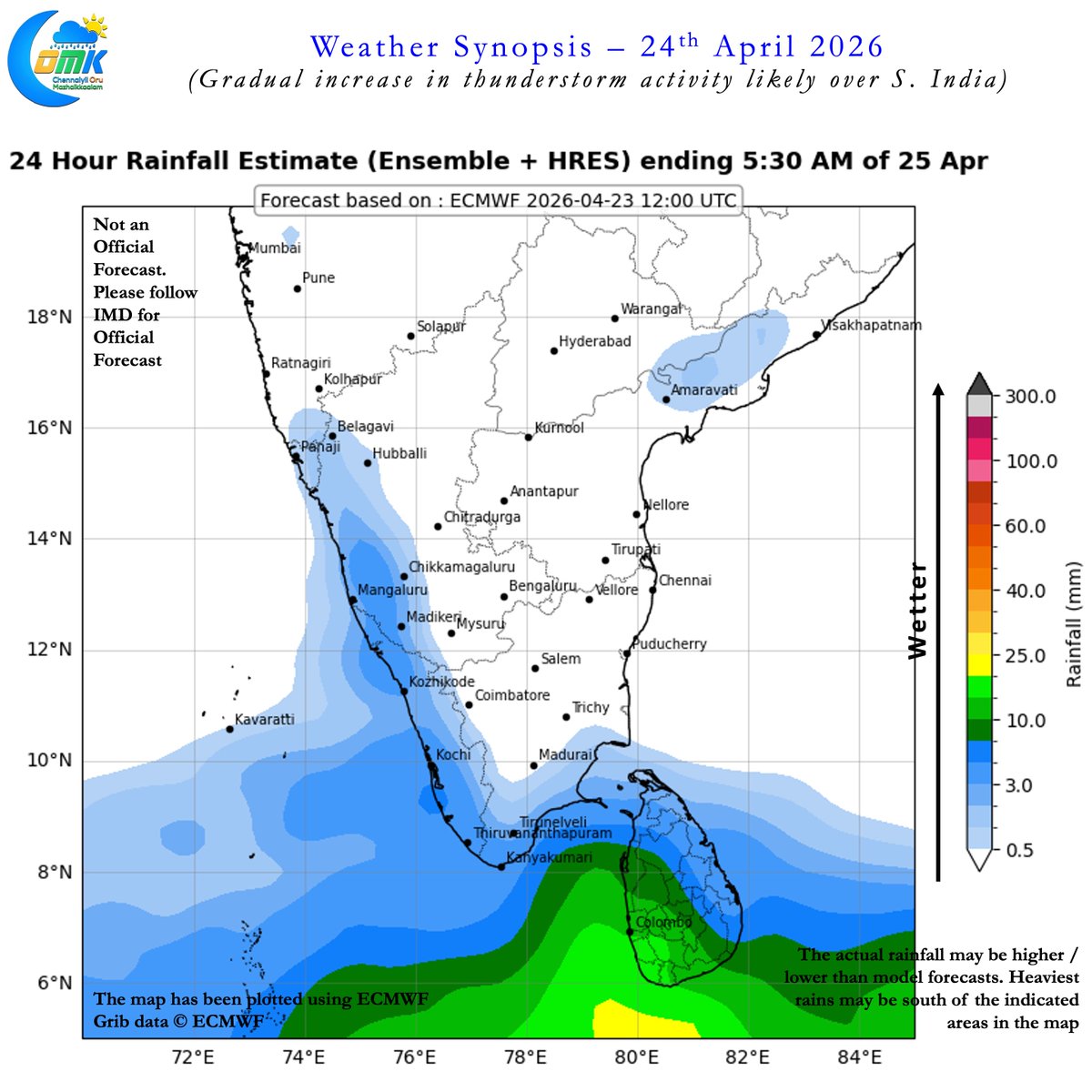 Chennai Rains (COMK) tweet media