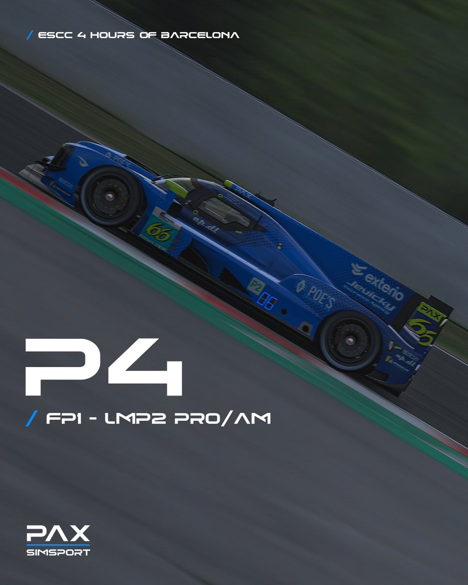 PAXsimsport's tweet photo. FP1 complete. 🏁
The weekend is underway.

#iracing #simracing https://t.co/dgIHsTNpAR