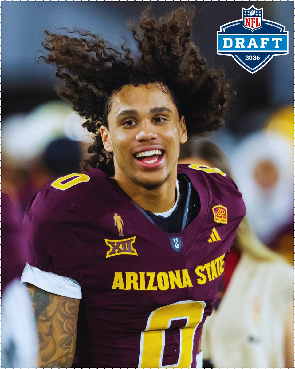 MySportsUpdate's tweet image. The #Saints are selecting Arizona State WR Jordyn Tyson at No. 8.

Injuries are the concern, but Tyson is a playmaker with reliable hands who posted 136 catches for 1,812 yards and 18 TDs in 21 games across the last two seasons.