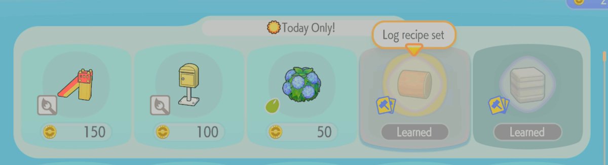 Hystopia's tweet photo. ☁️Cloud island☁️ daily shop recipe:
- Log
- Stone pillar

Cloud island address: VT7L58DL
Resets at 6AM JST 🕕

Feel free to visit and get recipes ✨
There's no proper decorations or builds🙇‍♀️
#pokopia #PokémonPokopia #ぽこポケレシピ配布 https://t.co/eAZomyJmDA