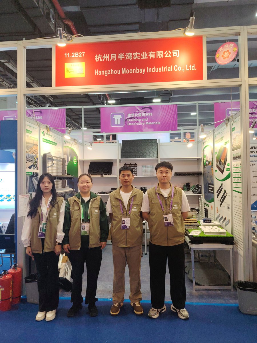 MoonbayP89911's tweet image. At @cantonfair , most conversations start with products.
Ours start with problems.
If your project involves:
• uneven surfaces
• drainage issues
• installation delays

Booth 11.2B27 — let’s fix it.
#Landscape #Construction #B2B #Moonbay #CantonFair