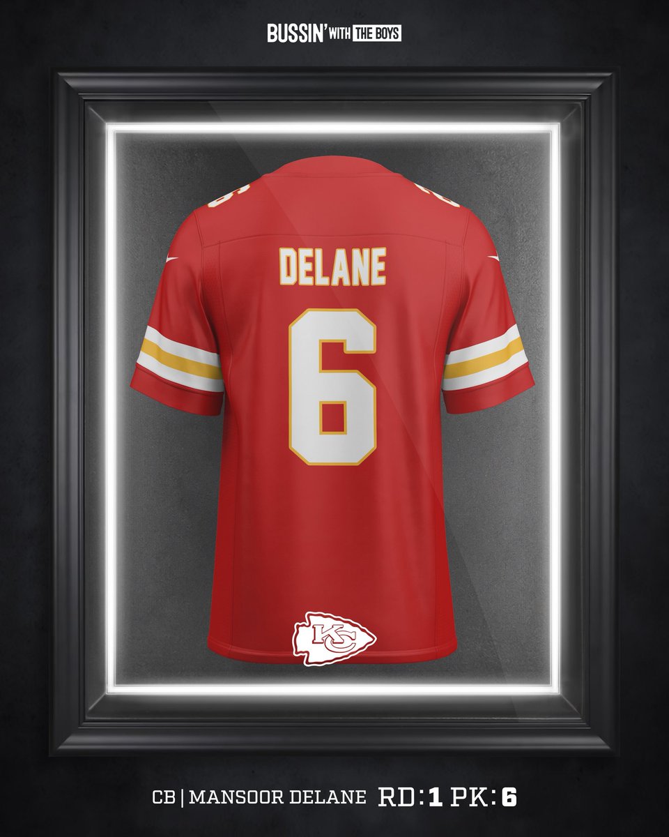 BussinWTB's tweet photo. The Chiefs trade up and select LSU CB Mansoor Delane https://t.co/wLMkpNRbdX