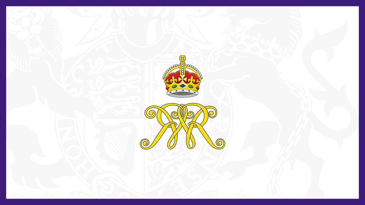 👑 | Buckingham Palace has released the official Royal Cypher of His Majesty, King William.