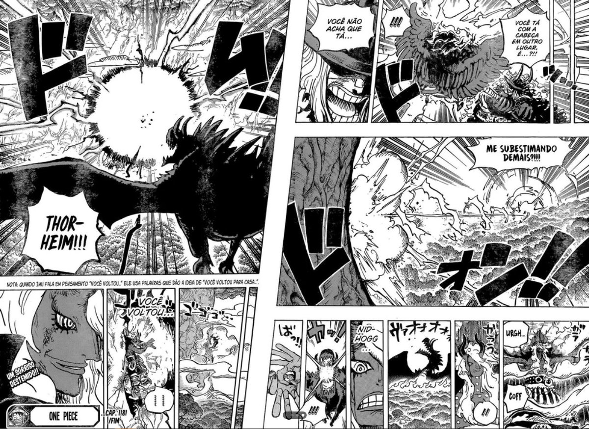 Slayvier1's tweet photo. PQP, Que capitulo FODAAAA  #ONEPIECE1181 https://t.co/XKn3m0JBDq