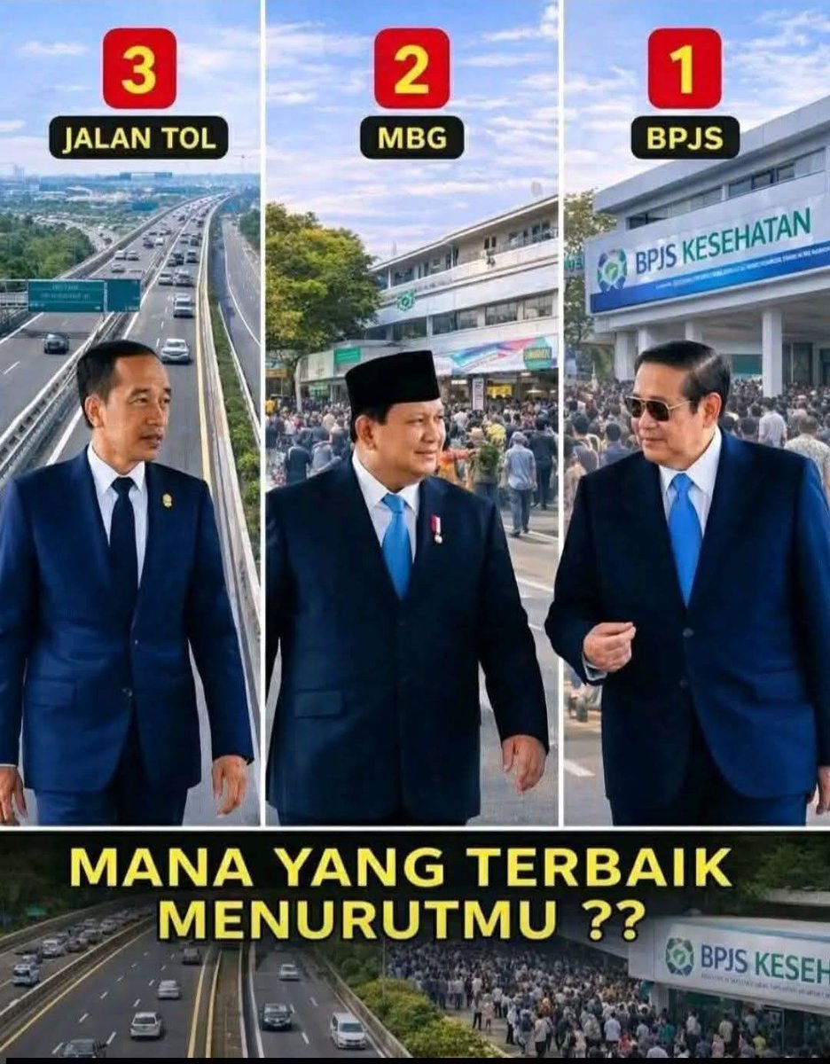 DoankWarto's tweet photo. Mana yang paling dirasakan manfaatnya untuk rakyat kecil ? https://t.co/QfgWLJQT3e