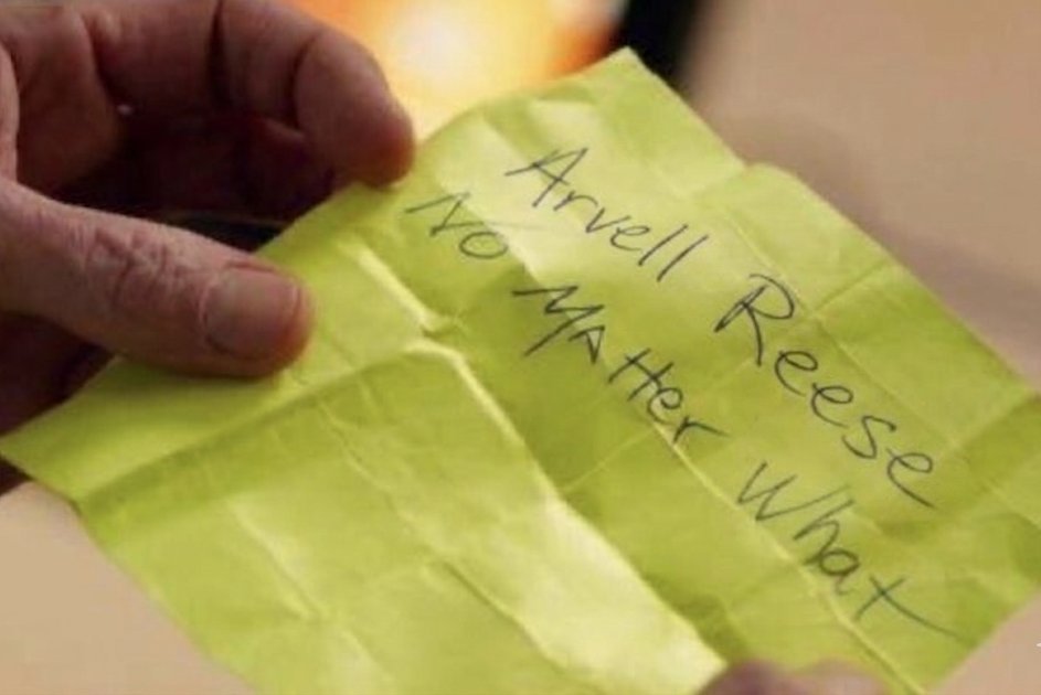 It was always Arvell Reese to the Giants