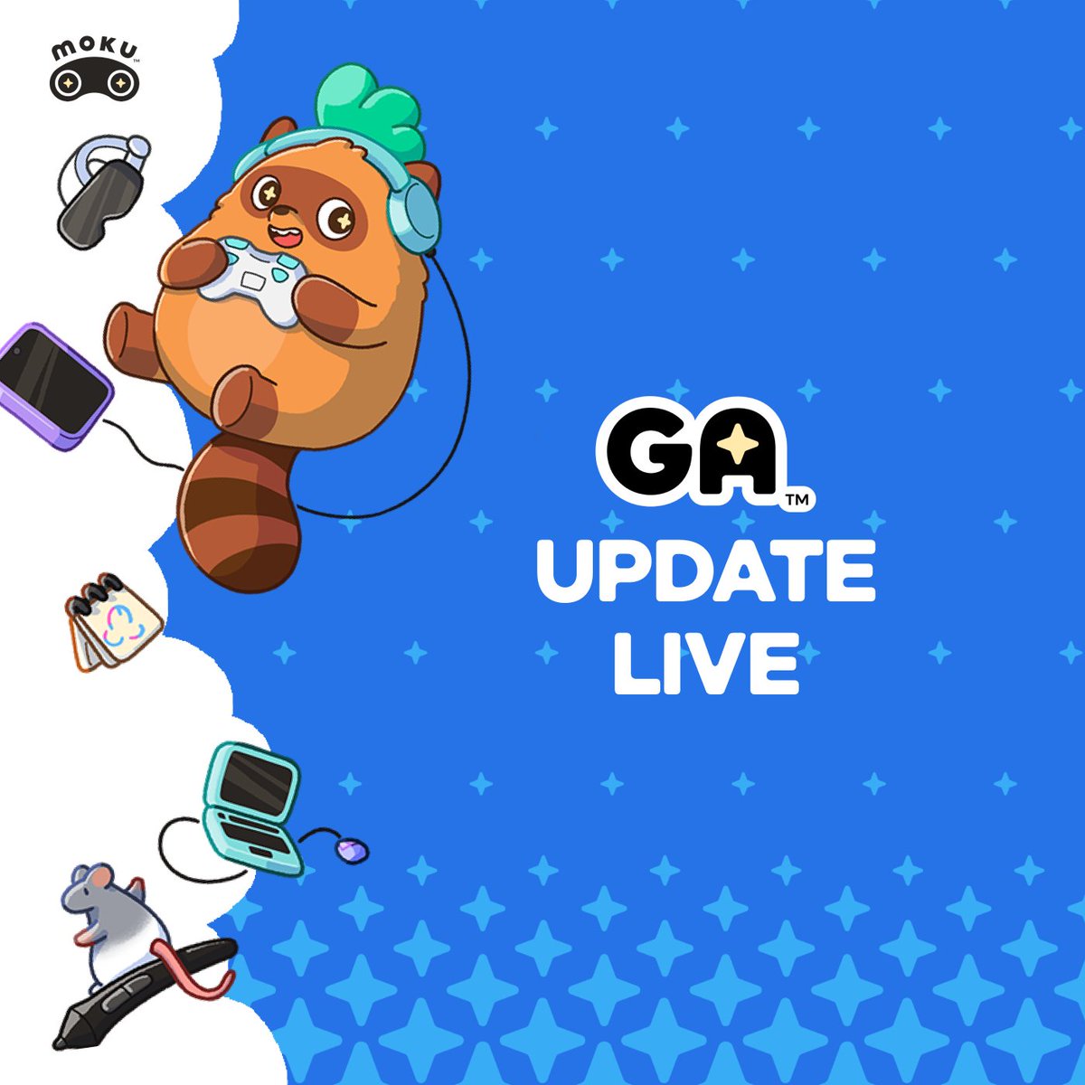 Moku_HQ's tweet photo. WEN? New Grand Arena Update is here!

- Card Packs: Back to previous prices (24 Lucky Pack = 30k Gems)
- L.E.A.F machine: Start burning your cards for Luck, and roll for new cards
- Pack battles: Queue in and challenge other players to take their cards
- Club boosts: Club owners can now activate boosts for their club to give discounts or bonuses
- Class change and respec timer is now moved from 1 hr → 2 hr lock before contest starts

More details on the update below👇
