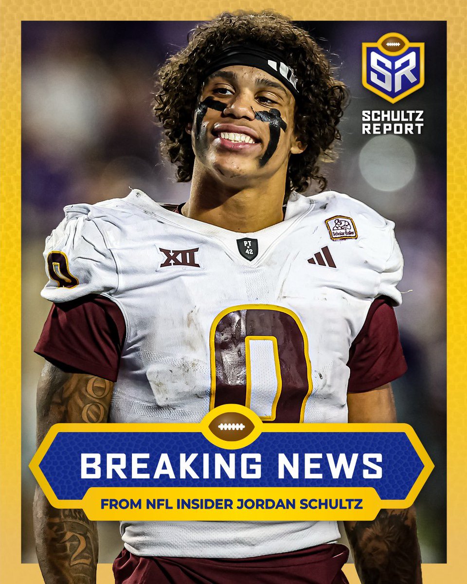 Schultz_Report's tweet image. No. 8 pick is in: #Saints have selected Arizona State WR Jordyn Tyson, per sources.