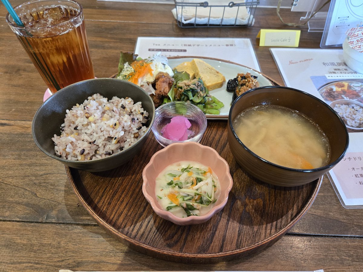 和食と紅茶～

(*´ω｀*)