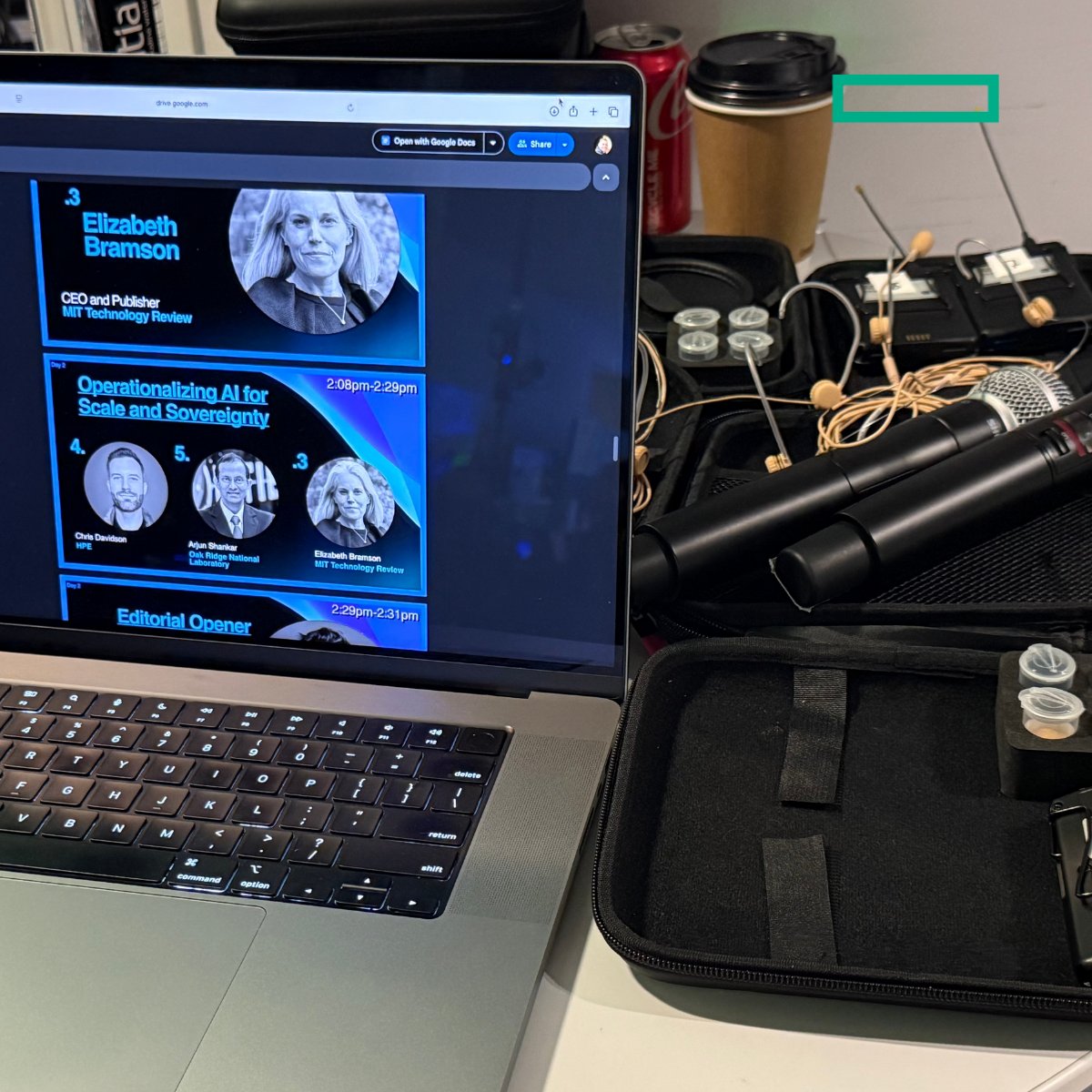 HPE tweet media