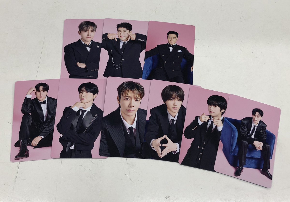 SUPER JUNIOR トレカ SS10 プレミアム 特典 メンバー全員 SUPERJUNIOR SS10アプグレ特典 トレカ5枚セット EC購入特典付きトレカ1