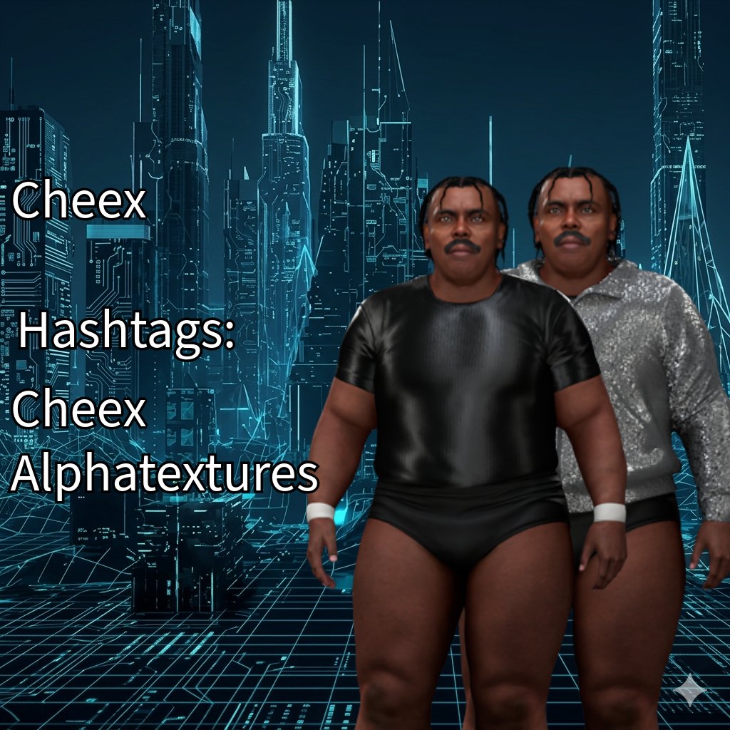 AlphaTextures's tweet photo. Cheex CAS is available now in #WWE2K26. Use the search tags #cheex and #alphatextures. Credit: Hauntedpalace for the moveset @Smacktalks, @ElementGamesTV, @KayfabeConcepts, @games_theman. https://t.co/gzFgAlCHXu