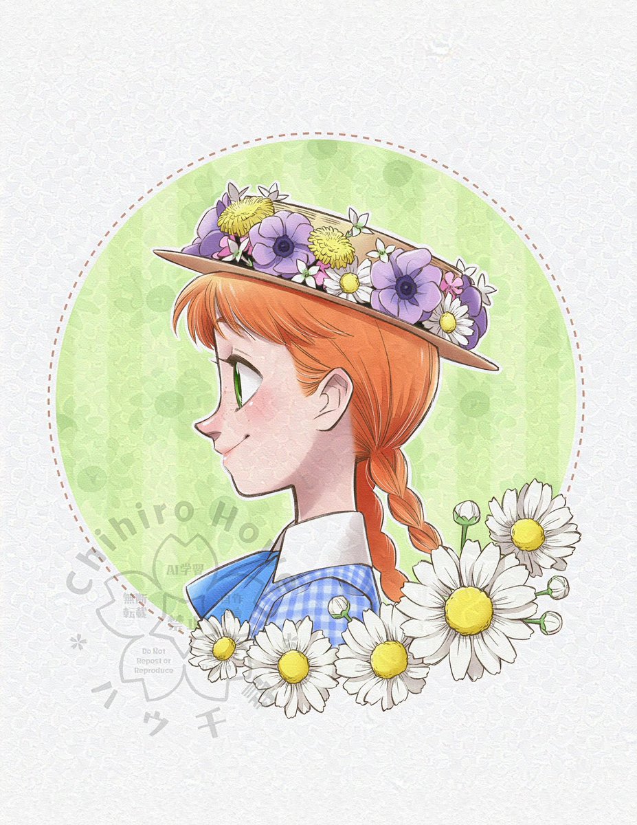 #みんなのサイドアングル見せてくれ

赤毛のアン
何年か前のイラストなのでまた描き直すかも…対でダイアナも描きたいし