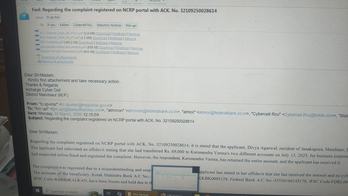 rishubest2001's tweet image. #BankOfBaroda #RBI #CyberLane #MoneyBlocked #BankFraud #RBIHelp #CustomerRights #BankHarassment #CyberCrimeIndia #ReturnMyMoney #BOB #PublicSectorBank #FinancialFraud #JusticeForCustomers #Viral #India
Remove cyber lane, return ₹10118 @bankofbaroda @RBI @Cyberdost @FinMinIndia