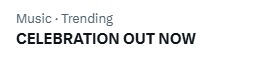 LSRFMTrends's tweet image. FEARNOTs out tags are trending right now, don’t miss out! Join the ‘CELEBRATION’ MV premiere and make sure to like the video 🎉

-🔗youtu.be/a2grcJdfXmY?si…

CELEBRATION OUT NOW   
CELEBRATION WITH LE SSERAFIM  #STREAM_CELEBRATION 
#CELEBRATION #LE_SSERAFIM