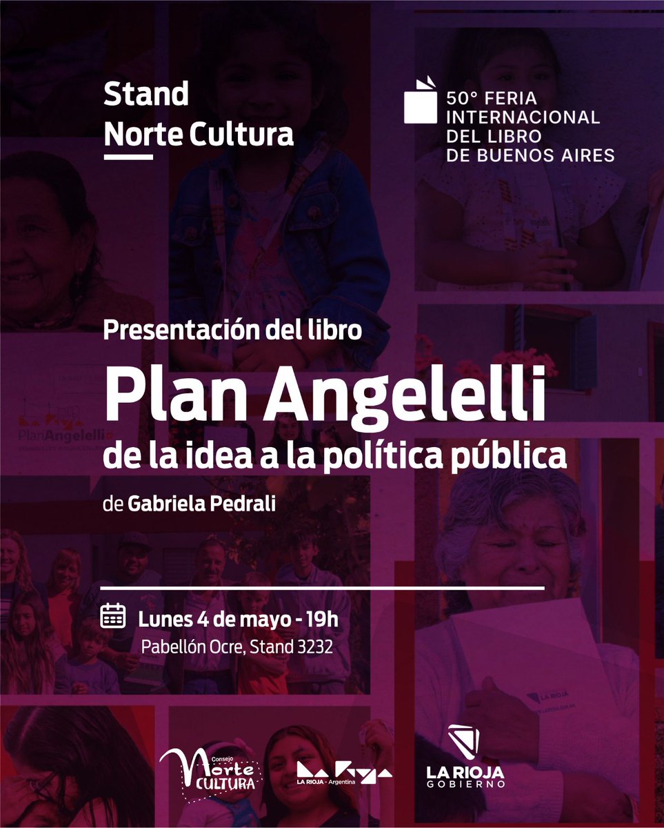 📖 En este Día Mundial del Libro quiero contarles, con profundo orgullo, que próximamente estaré presentando el libro “Plan Angelelli: de la idea a la política pública” en la 50° Feria Internacional del Libro de Buenos Aires.

Nos animamos a dar un paso más: partir de una idea,