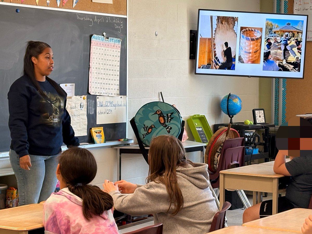 margaret_ps's tweet image. Today, we were honoured to have Shannon Paul share her Indigenous experience through music and art. The students and staff were captivated and had many good questions. #thankyou #indigenous #story #art #music #knowledge #MustangProud