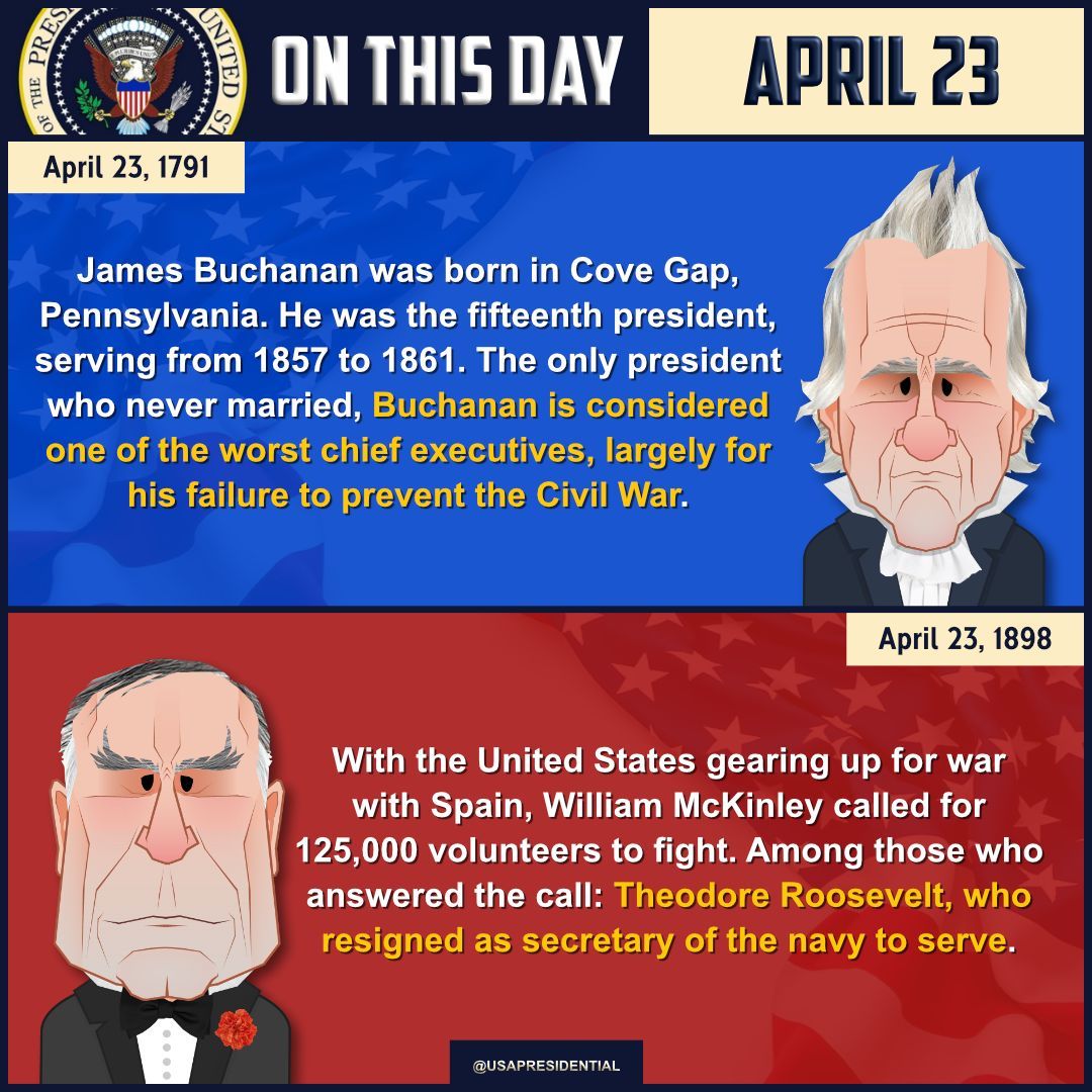 On this day in Presidential History - April 23