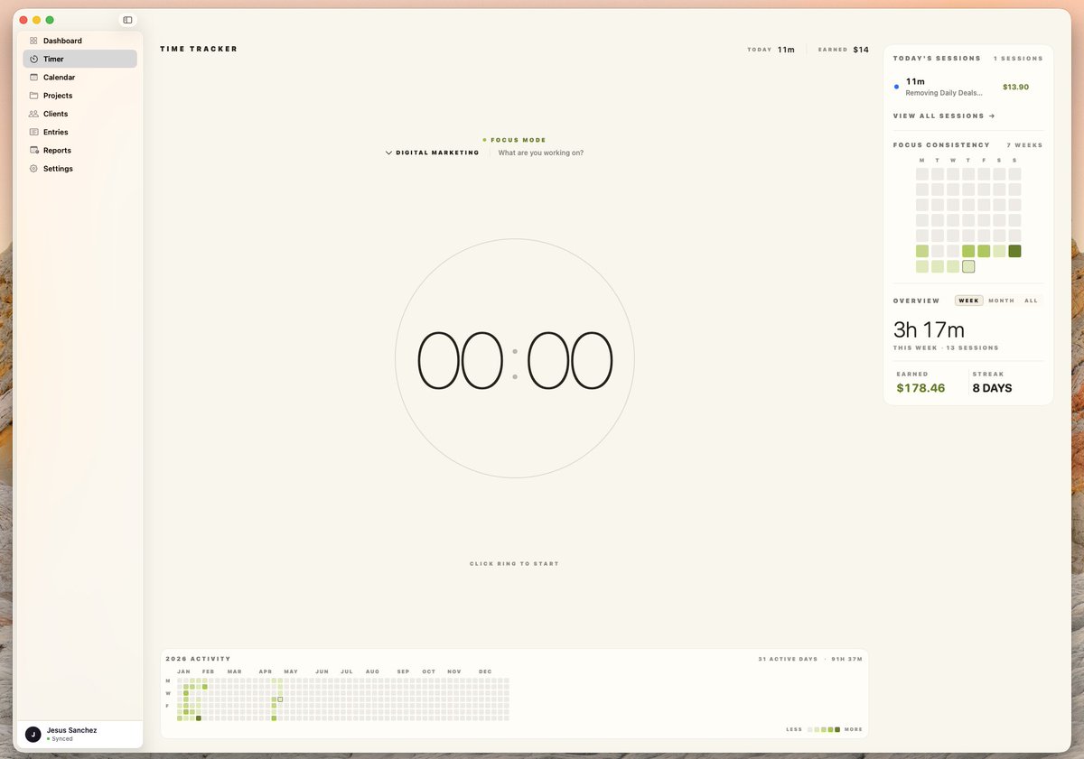 AdequateSEO's tweet image. Building a direct competitor to Toggl 
Submitted to the app store
Wish me luck.
A more intuitive way to track your paid time. Faster invoices that look amazing.

#buildinginpublic #apple #apps
