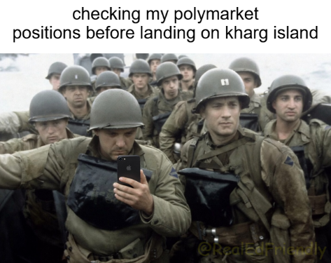 heaven forbid the soldiers get to make a couple buck too