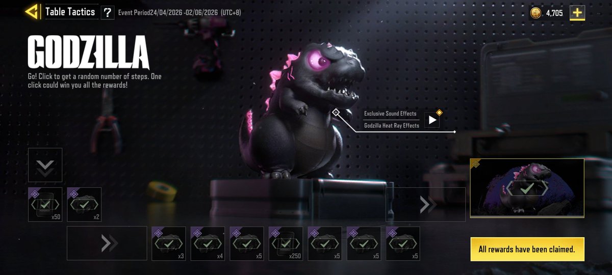 LeakersOnDuty's tweet image. Legendary Purifier - Heat Ray is available now through the Table Tactic event

You need to consume your Cod Points to get it.

#CODMobile #callofdutymobile #codm #codmnews #codmleaks