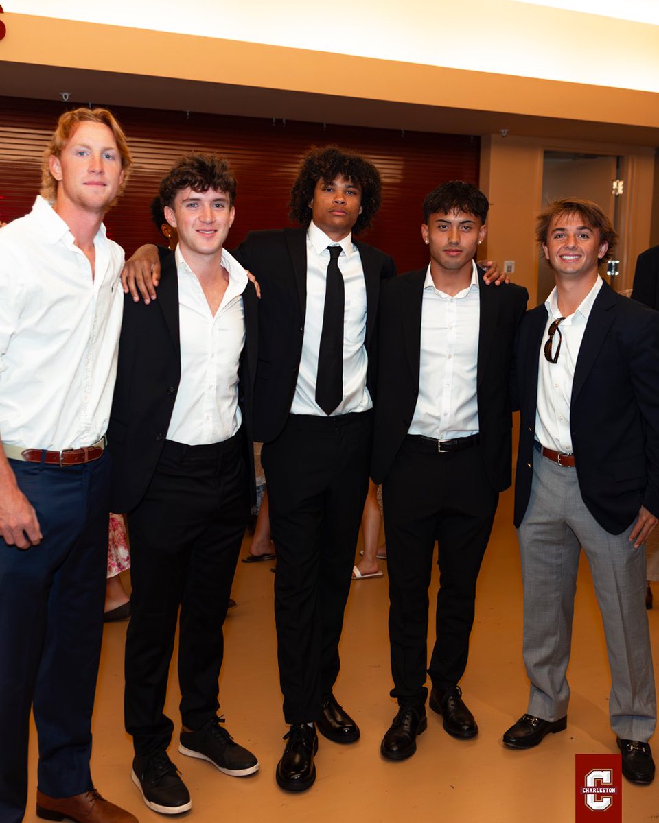 COFCSoccer's tweet photo. Solid night at the Coug Awards with the lads!

#TheCollege🌴⚽️ https://t.co/ejfFEpNGnX