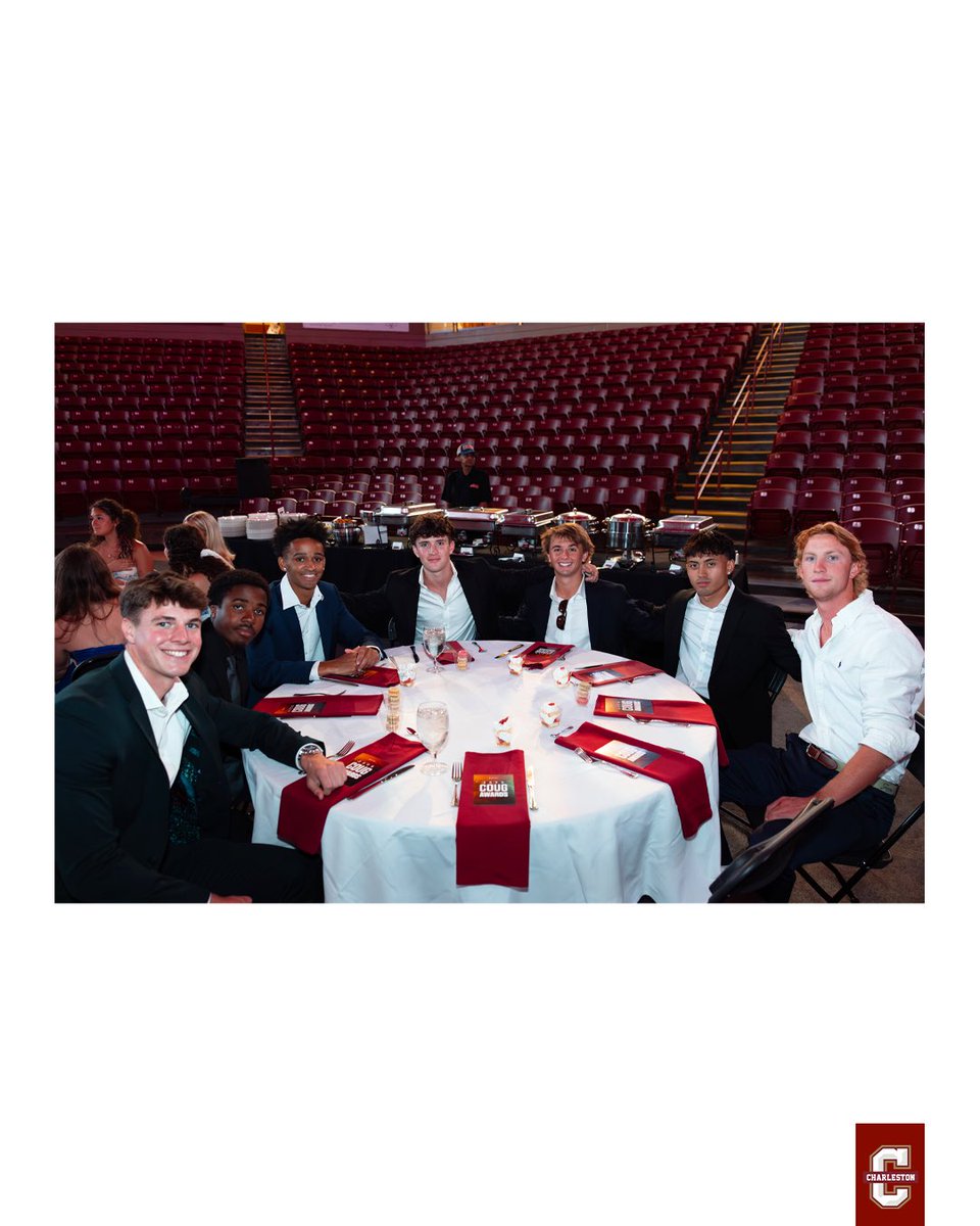 COFCSoccer's tweet photo. Solid night at the Coug Awards with the lads!

#TheCollege🌴⚽️ https://t.co/ejfFEpNGnX