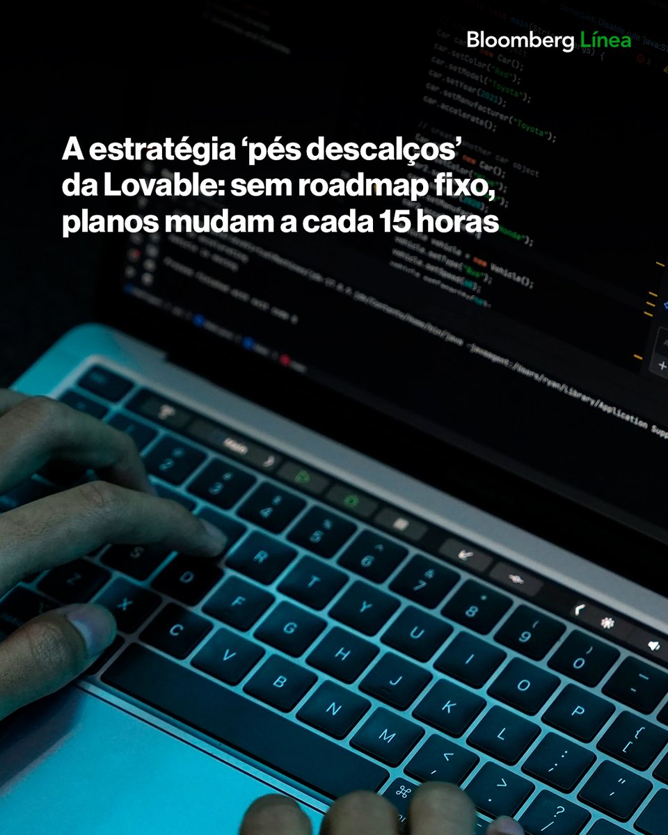 BloombergLineaB's tweet image. A estratégia ‘pés descalços’ da Lovable: sem roadmap fixo, planos mudam a cada 15 horas. Saiba mais: bit.ly/4csYIZU

#startups #tech #IA #AI #executivo