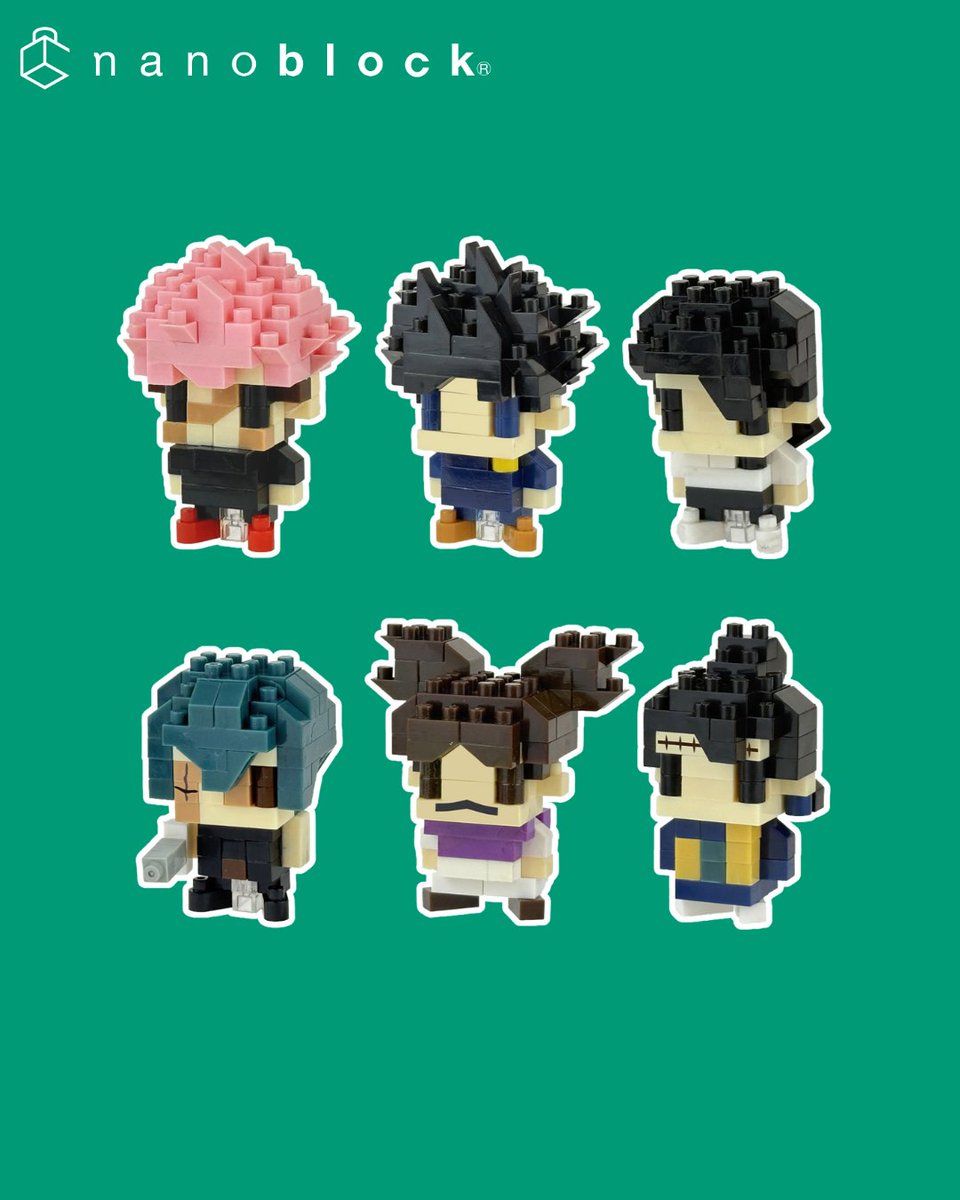 NanoblockUS's tweet photo. Jujutsu Kaisen Assortment 1

#JJK characters are now adorable mininanos!

Collect each character this September 2026!
*Characters sold separately as blind packs

#anime #collectibles #bricks #blocks https://t.co/h7GhzKhDDs