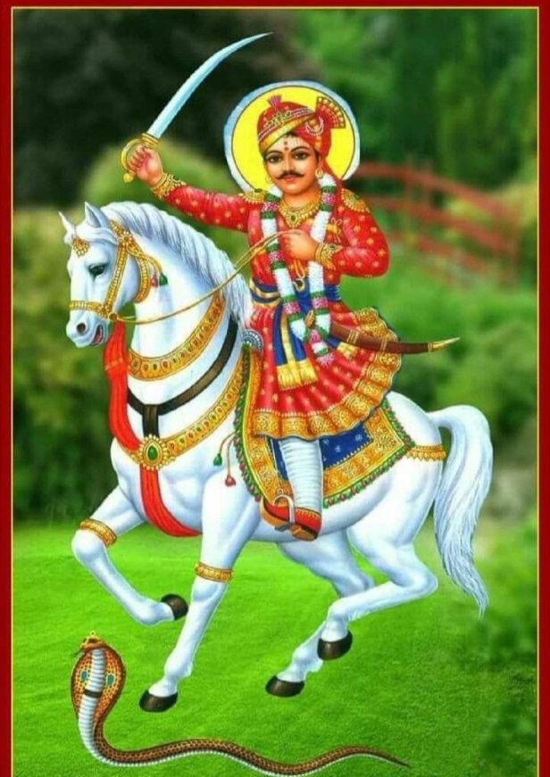 सुबह की शुरुआत वीर तेजाजी महाराज के जयकारे के साथ ❣️🙌 
#जय_वीर_तेजाजी