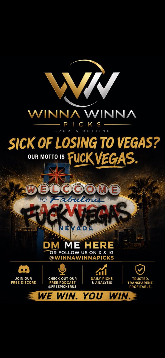 WinnaWinnaPicks's tweet image. #MB #Win #Rocks #FuckVegas #Winner #SportsBed #Gamble #sportsbet #gamble
