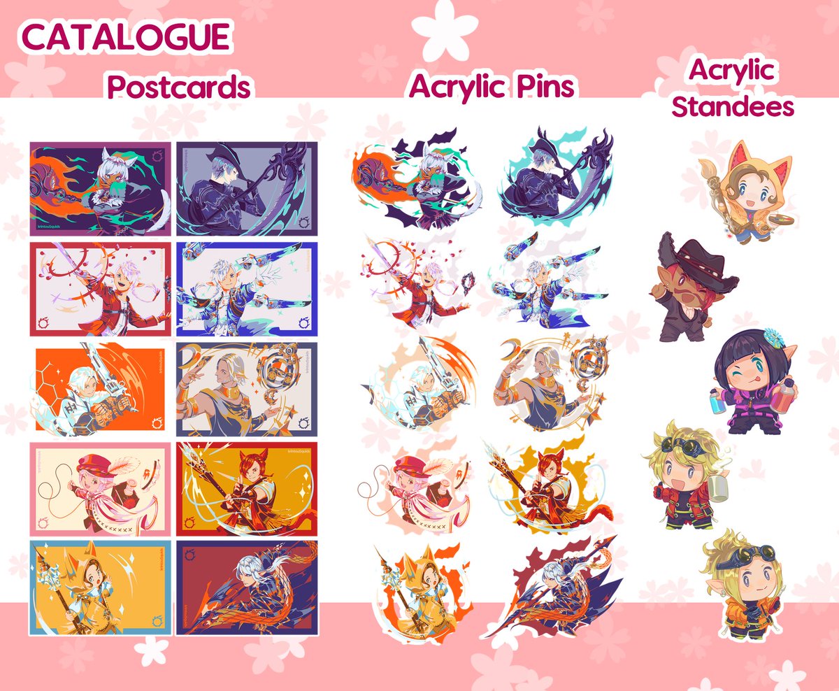 krintouSquids's tweet photo. Late (and definitely not re-edited) catalogue posting. I'll be at Harumatsuri this Saturday 25th! 

#AEAki #AEHaru #AE2026

See you there! :^D https://t.co/MTRZx6lxpM