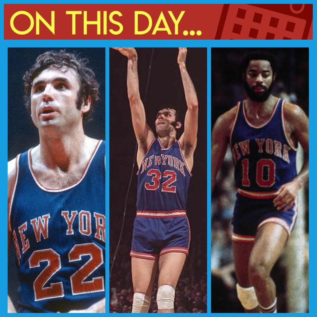 VanderlansJim's tweet image. April 23, 1972 - Led by Dave DeBusschere with 24 points, Jerry Lucas with 23 points, and Walt Frazier with 21 points, the New York #Knicks defeated the Boston #Celtics 111-103 in Game 5 of the Eastern Conference Finals to win the series 4-1.
#NBA #OTD #1970s #NewYorkForever