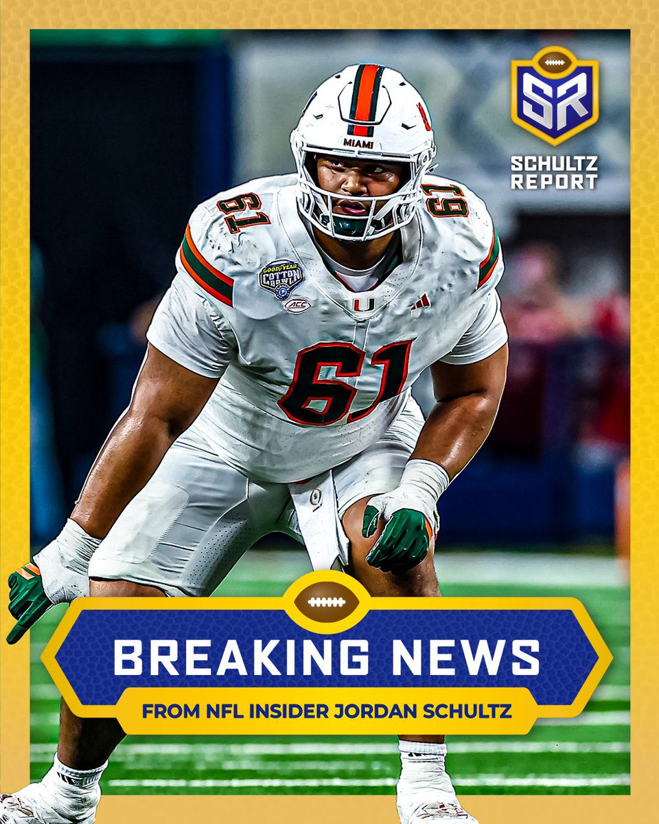 Schultz_Report's tweet image. No. 10 pick is in: #Giants have selected Miami OT Francis Mauigoa, per sources.