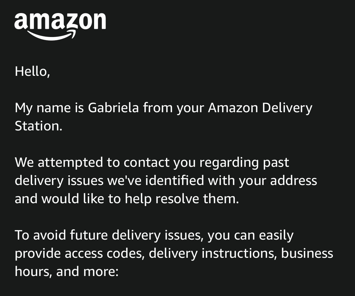 AmazonFailures's tweet photo. Unbelievable. I just spoke to a rep from the @amazon Delivery Station on Tuesday who called about all of their delivery problems. Two days later they failed again. #didnotfollowdeliveryinstrucrions #amazonfail @AmazonHelp https://t.co/Zg3zHxSPQx