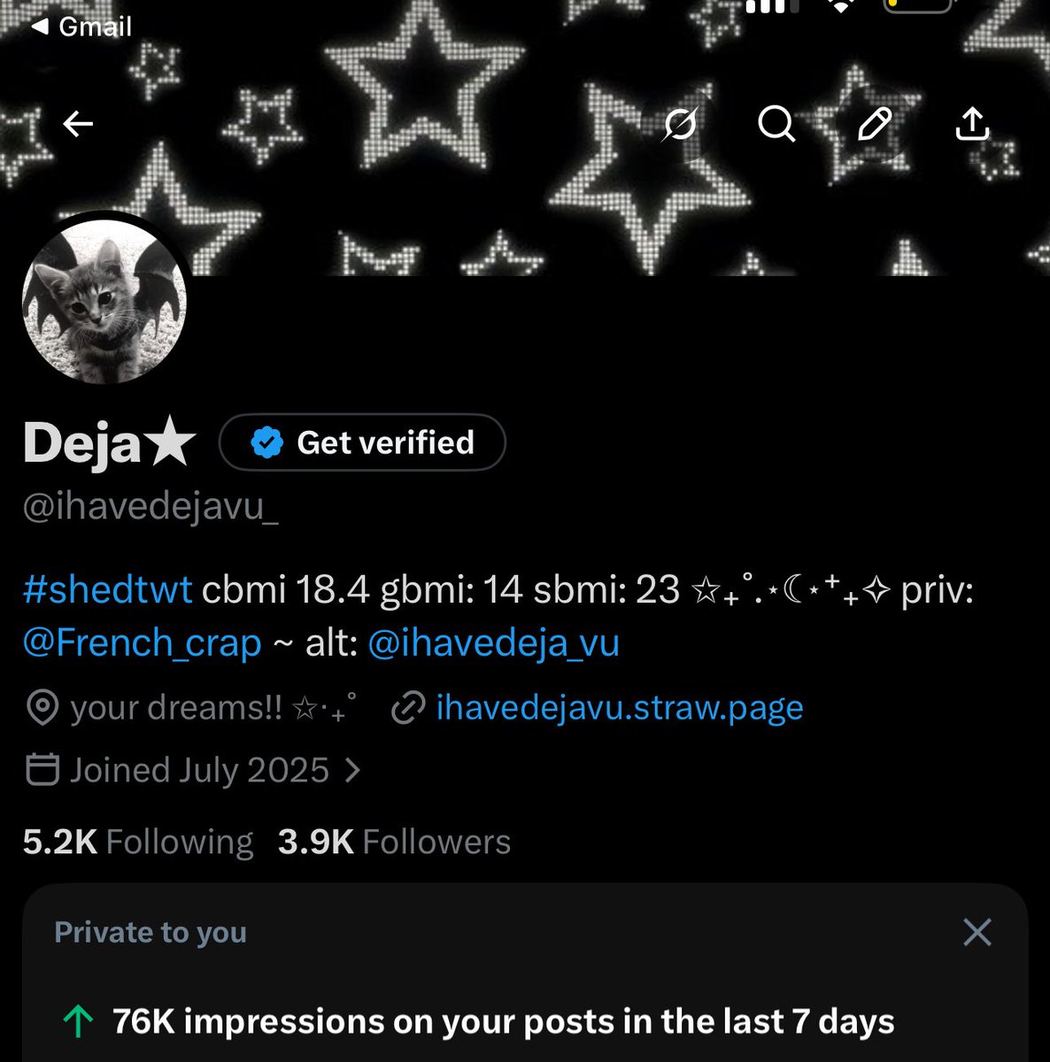 Deja (suspended at 4k) tweet media