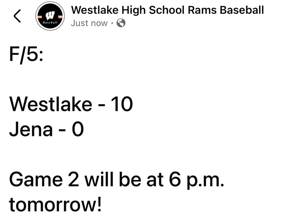 WHSBaseball____'s tweet photo. https://t.co/XzfydQtpOa