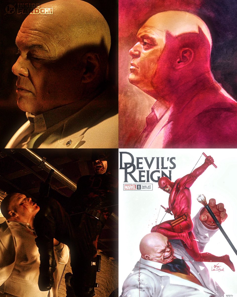 Devil's Reign cover recreated in Daredevil: Born Again S2 😈