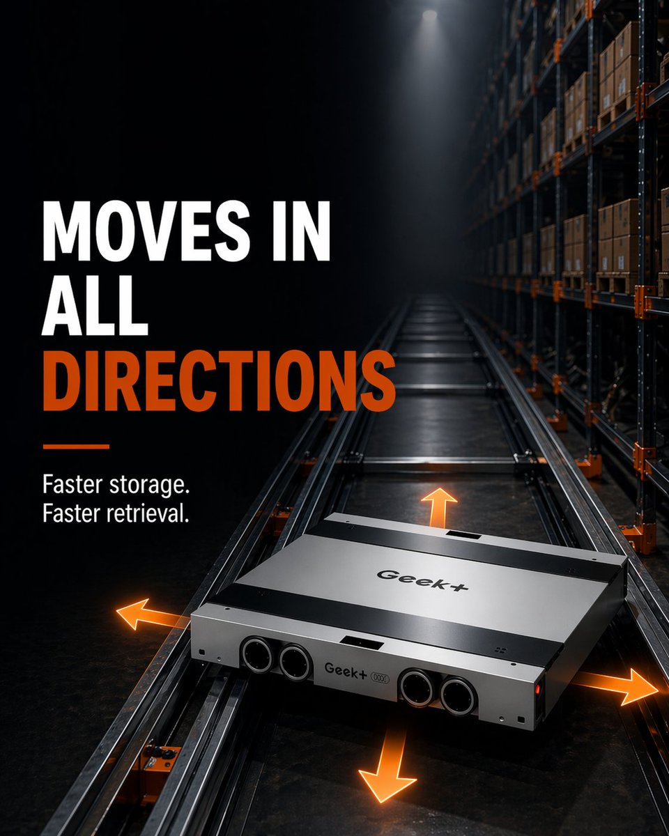 AutomateXNZ's tweet image. Scale smarter with 4-Way Shuttle ASRS.

Move in every direction, maximise storage density, and retrieve faster with automation built for high-performance warehousing.

#AutomateX #WarehouseAutomation #ASRS #Intralogistics #SupplyChain
