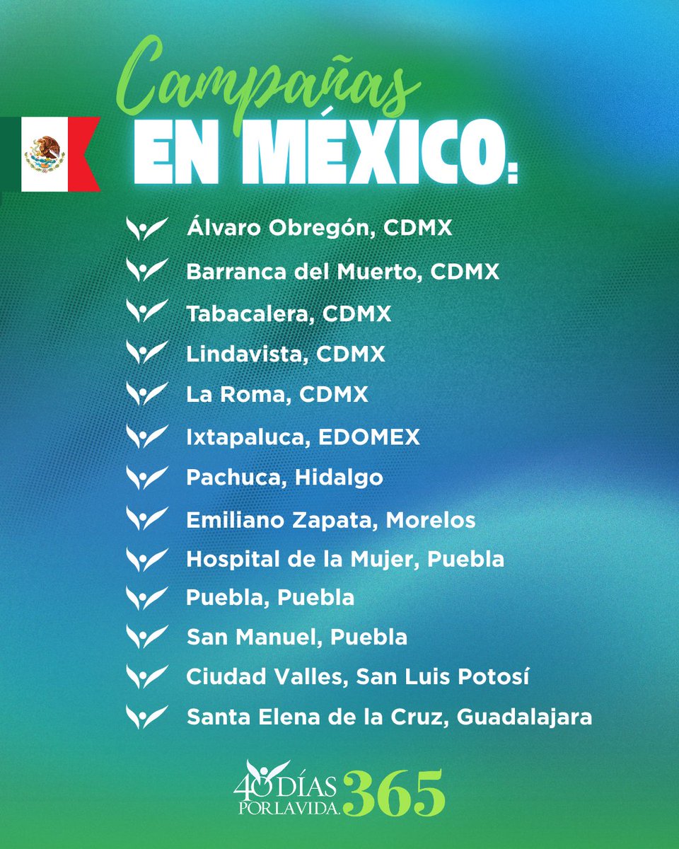 40DXLV's tweet photo. ¡Ya son 16 vidas salvadas en todo el mundo por las campañas 365! 
Esta es tu señal para tomar un turno de oración en tu campaña local 365, entra: https://t.co/6TkzQ5M9QG  y contacta al líder de campaña o a https://t.co/eWdGRC7gAz en España https://t.co/cpkTdKTSO3