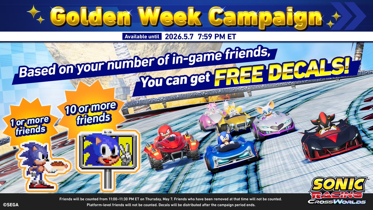 Sonic Racing: CrossWorlds tweet media