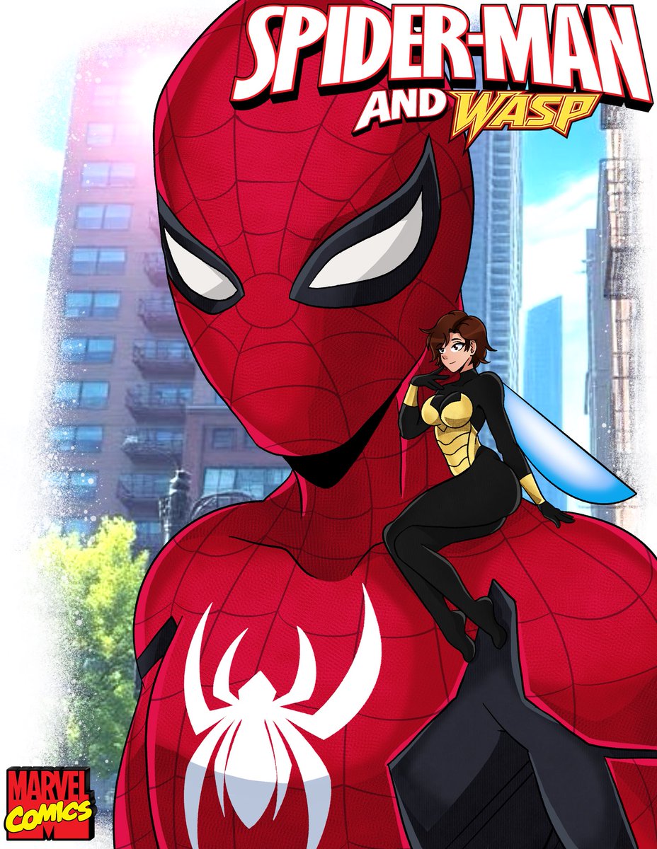 InchHighjedi's tweet image. Spider-Man and the Wasp issue #6 cover

#Marvel #fanart