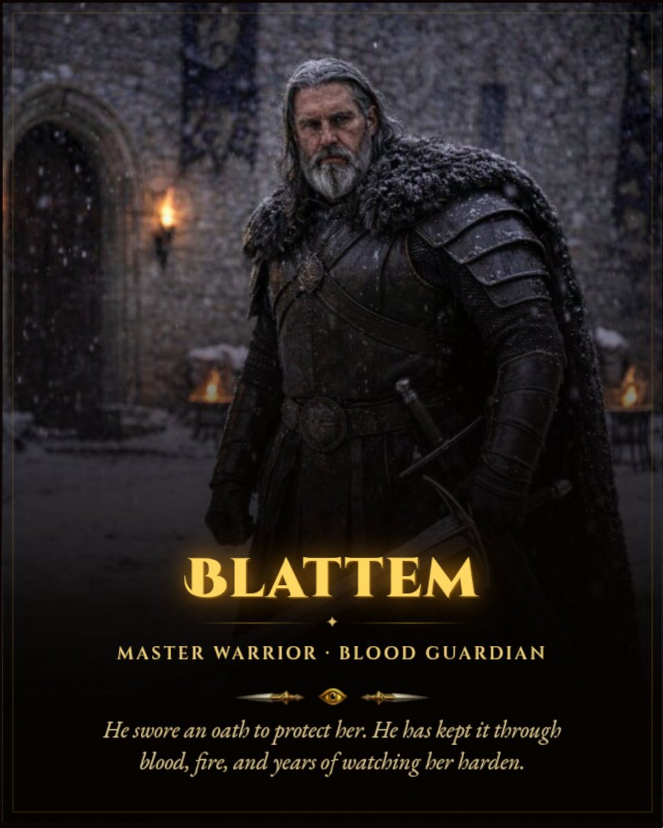 GuttCutter's tweet photo. Meet Blattem — the unbreakable Blood Guardian.  He swore an oath to protect her.
He has kept it through blood, fire, and years of watching her harden.  Who is he protecting?
Read the first chapter free → https://t.co/tuYjCbcOz0
#GuttCutterSeries 
#FantasyCharacters https://t.co/eN9AoOE2la
