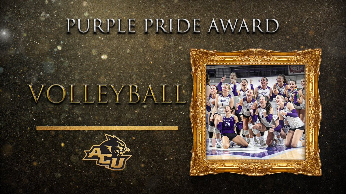 ACUsports's tweet photo. Congratulations to Volleyball for earning the Purple Pride Award!

#GoWildcats https://t.co/FRUvwK5vu8