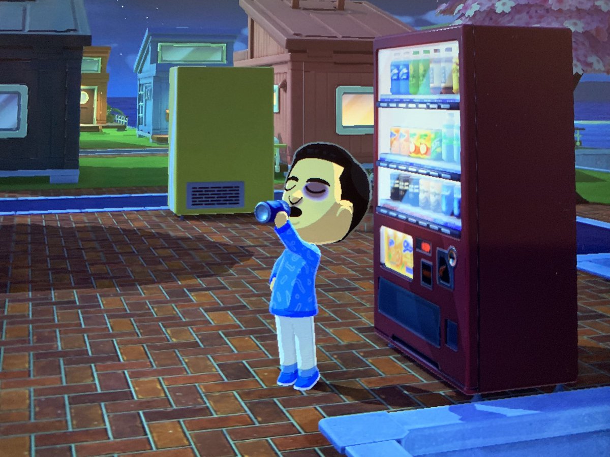 christopher just got here and this mf is already at the vending machine