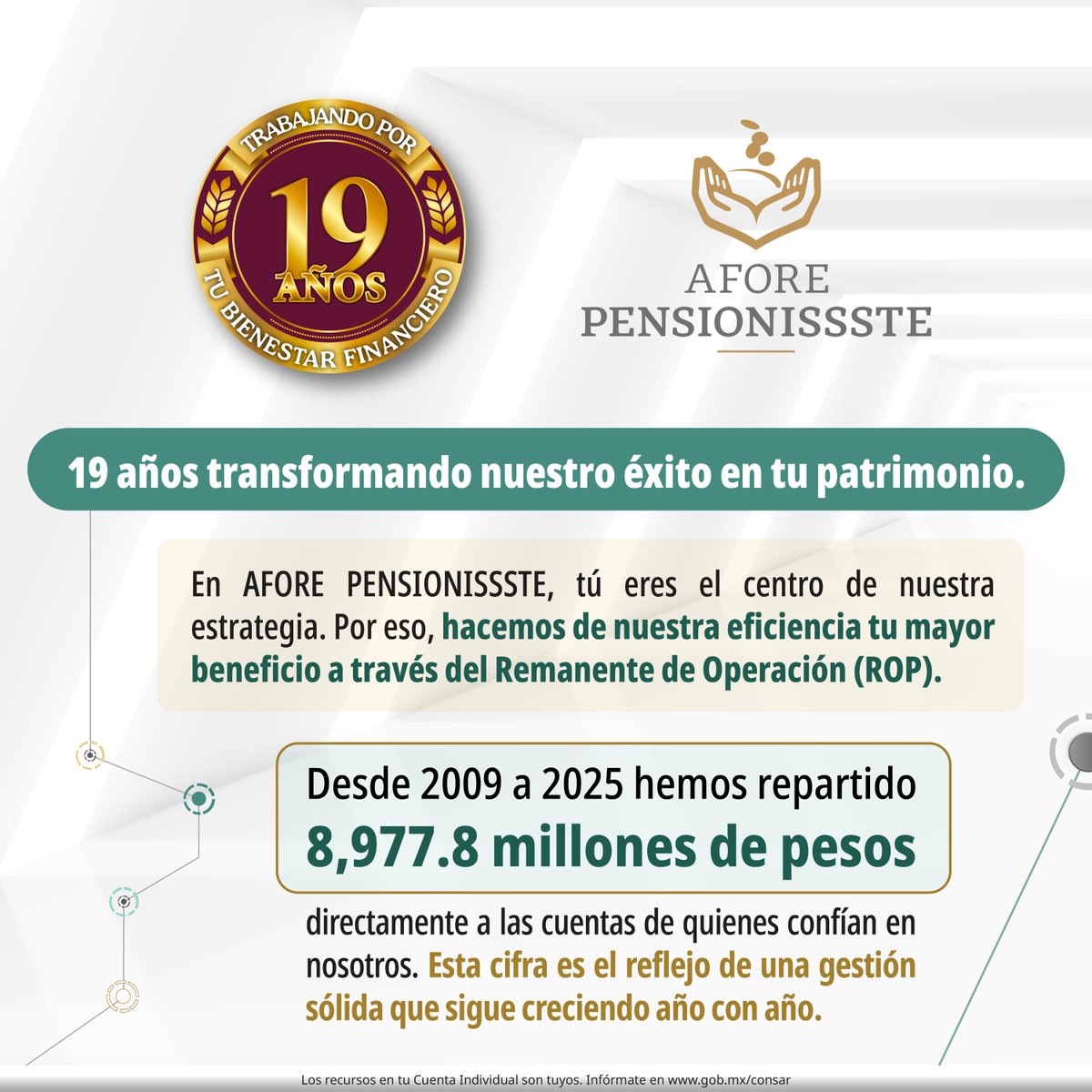 AFORE PENSIONISSSTE tweet media