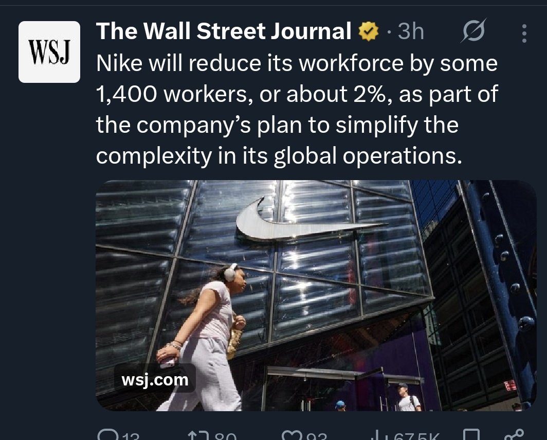 _anishaj's tweet image. Layoff news this morning...

- #Meta cutting 8000 jobs...closing 6000 open roles

- #Microsoft giving first ever voluntary retirement 

- #KPMG axing 10% audit partners

- #Nike cutting 1400 jobs.