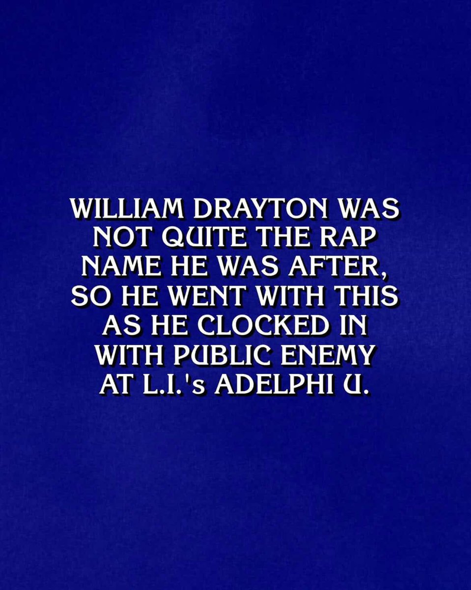 I know this one, I know this one,!! 
WHO IS FLAVOR FLAV,!!! 
<a href="/Jeopardy/">Jeopardy!</a> #Jeopardy
