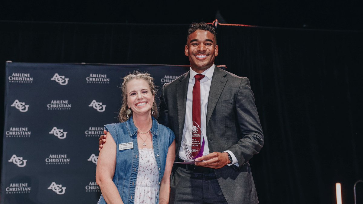 ACUsports's tweet photo. Congratulations to Canaan Fairley for earning the Male Wildcat Annual Fund Student-Athlete of the Year Award by Abilene Teachers Federal Credit Union!

#GoWildcats https://t.co/TyqjLueFcx